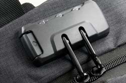 Cremallera con bloqueo de las mochilas antirrobo Cremallera con bloqueo de las mochilas antirrobo