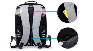 Bolsillos secretos de las mochilas antirrobo Bolsillos secretos de las mochilas antirrobo